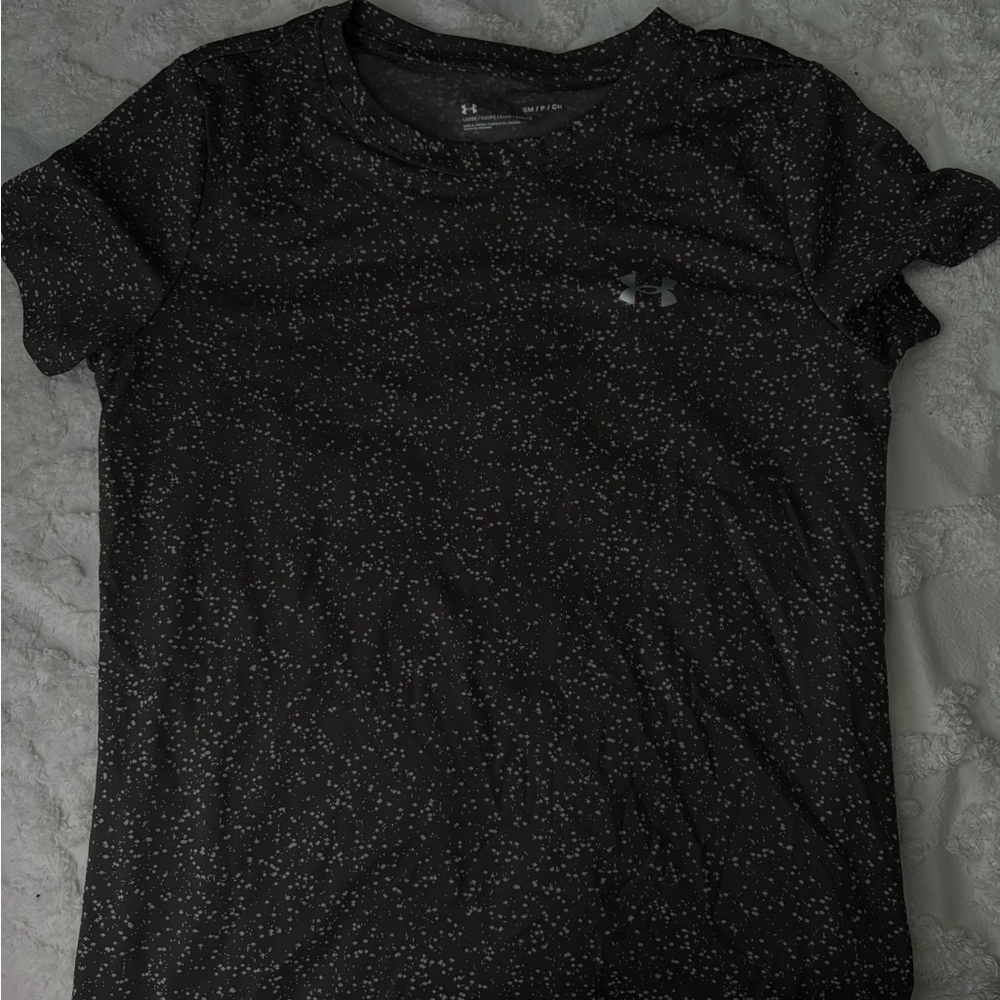 Under Armour Black and White Speckled Women's Top